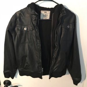 Faux Leather Jacket